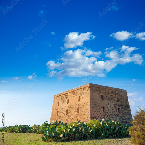 Tabarca island tower Torre de San Jose castle Alicante