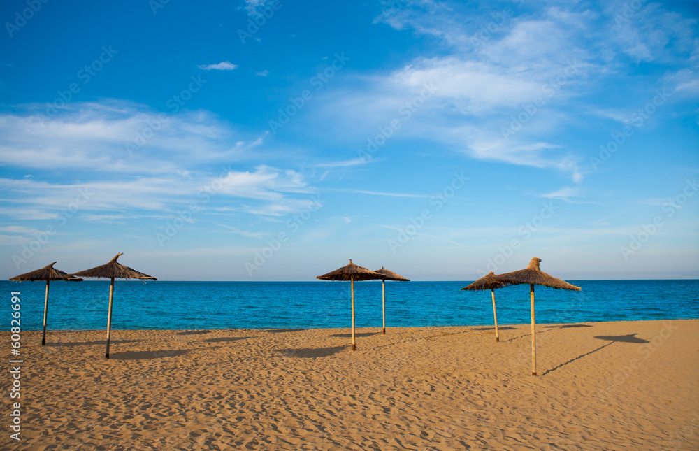 Fototapeta premium Mediterranean beach in Valencia province