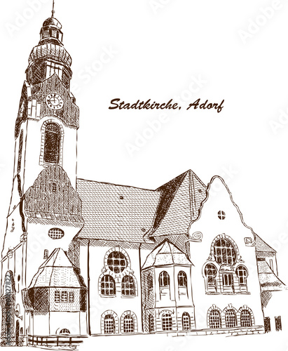 Stadtkirche Kirche Adorf Vogtland