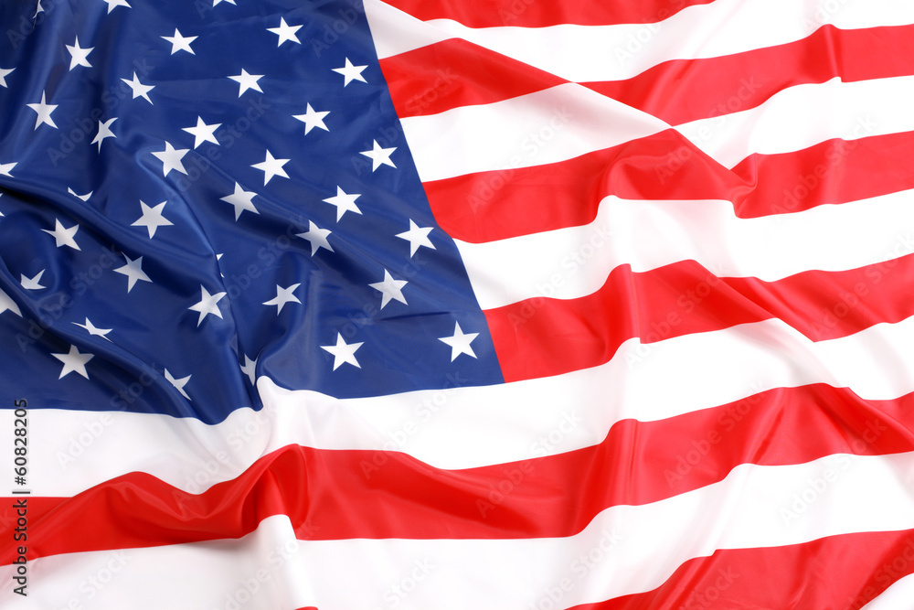 Obraz premium close up USA flag