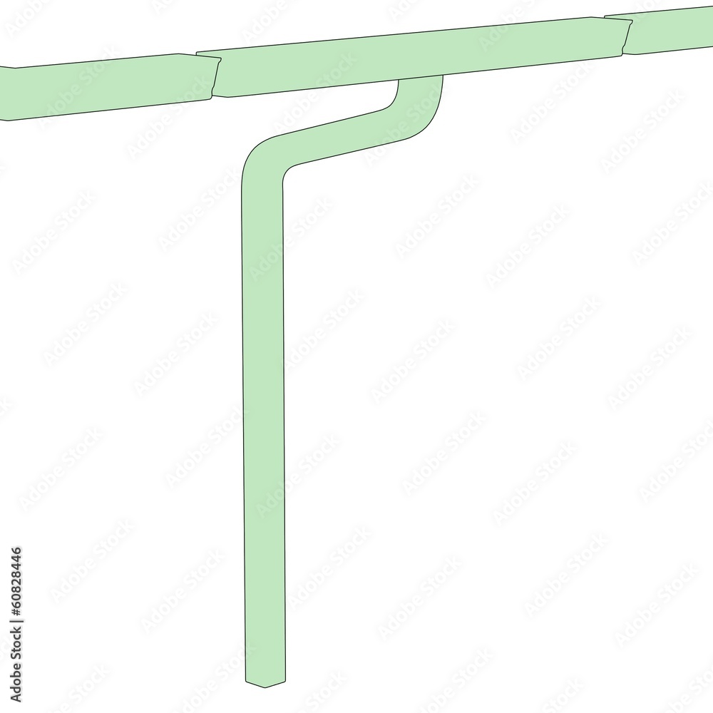 cartoon image of roof gutter cartoon image of roof gutter