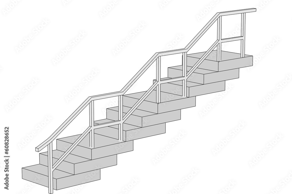 Fototapeta cartoon image of railing (architecture)
