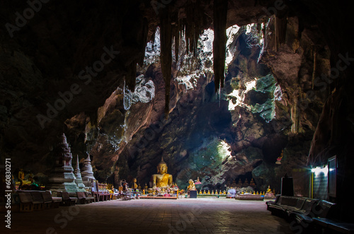 Tham Khao Luang Temple Cave and Sunlight in Phetchaburi © shizuruvten