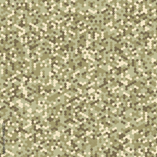 Camouflage background, consisting of hexagons, 2.