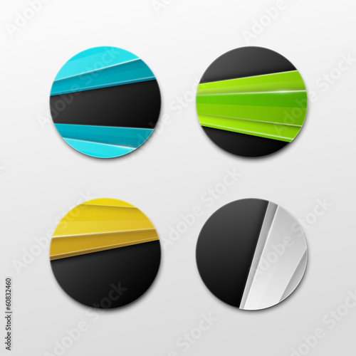 Free Download Colorful vector abstract banners - GFXLoad