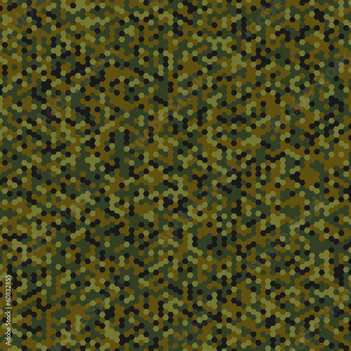 Camouflage background, consisting of hexagons, 3.