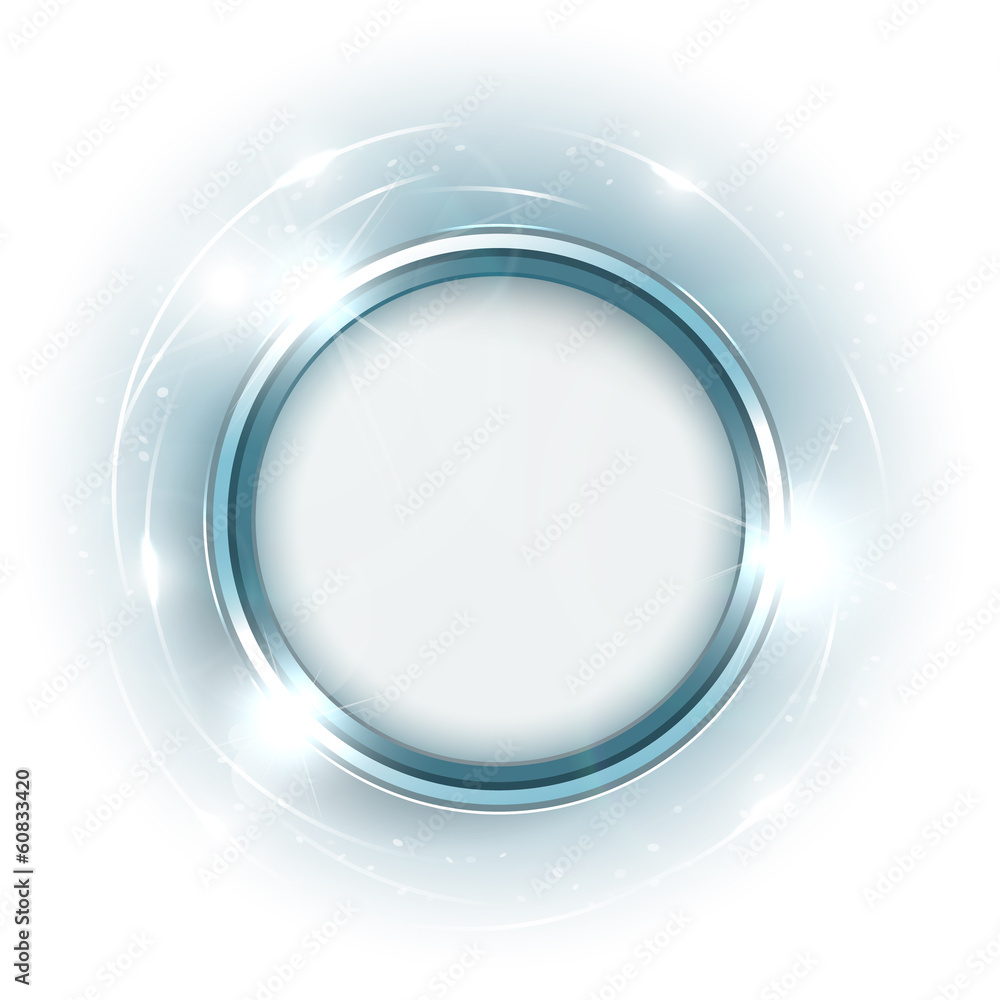 Abstract shiny blue banner with copyspace Abstract shiny blue banner with copyspace