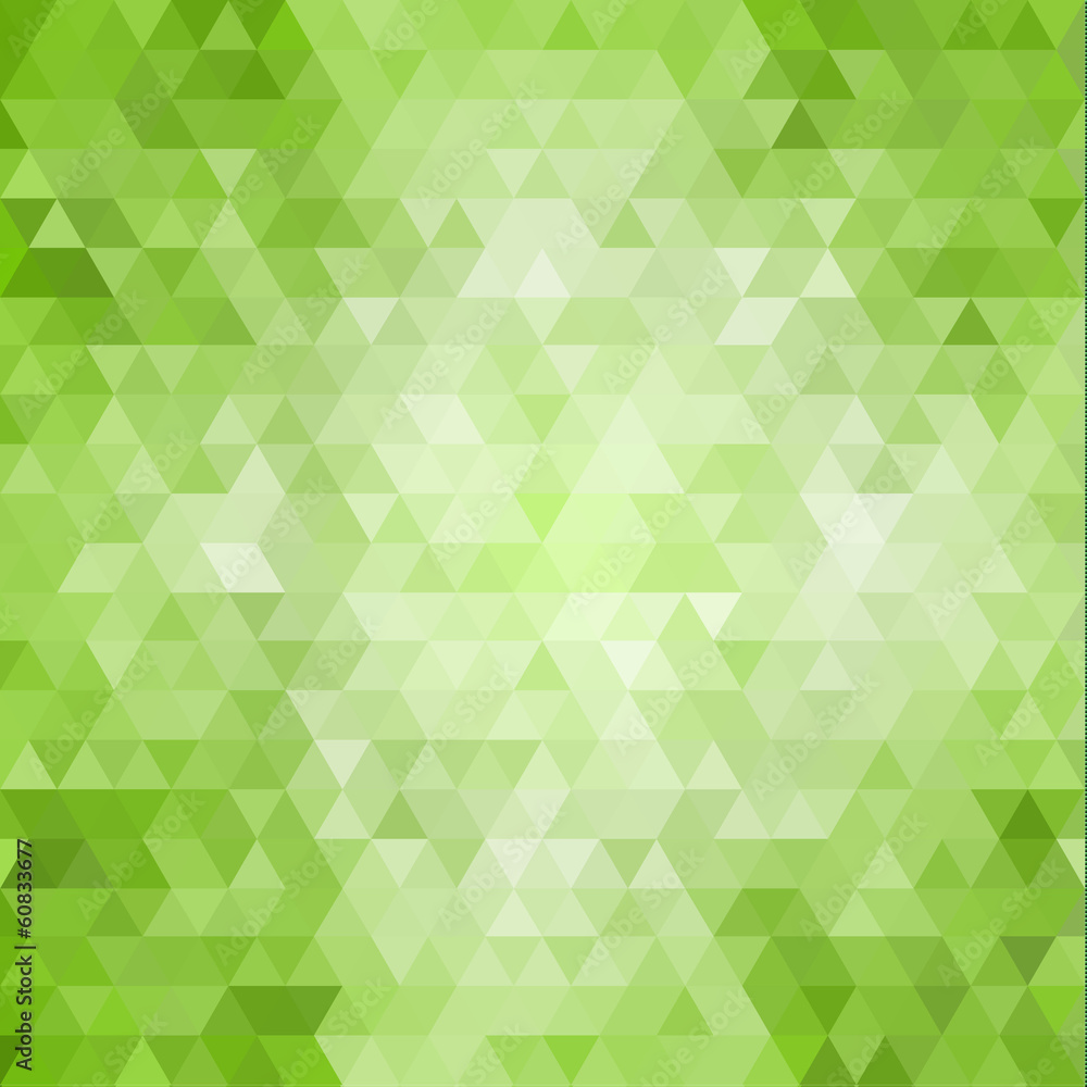 Obraz premium Abstract green mosaic background