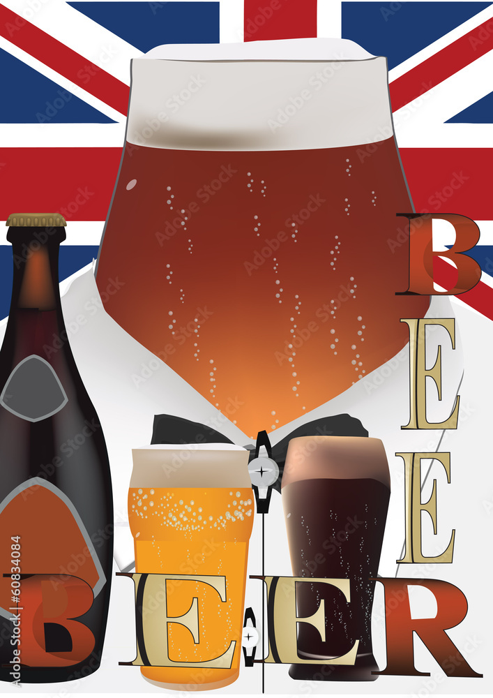 Vettoriale Stock logo birra inglese | Adobe Stock