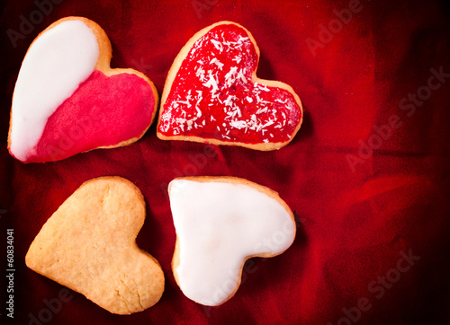 Heart shape cookies