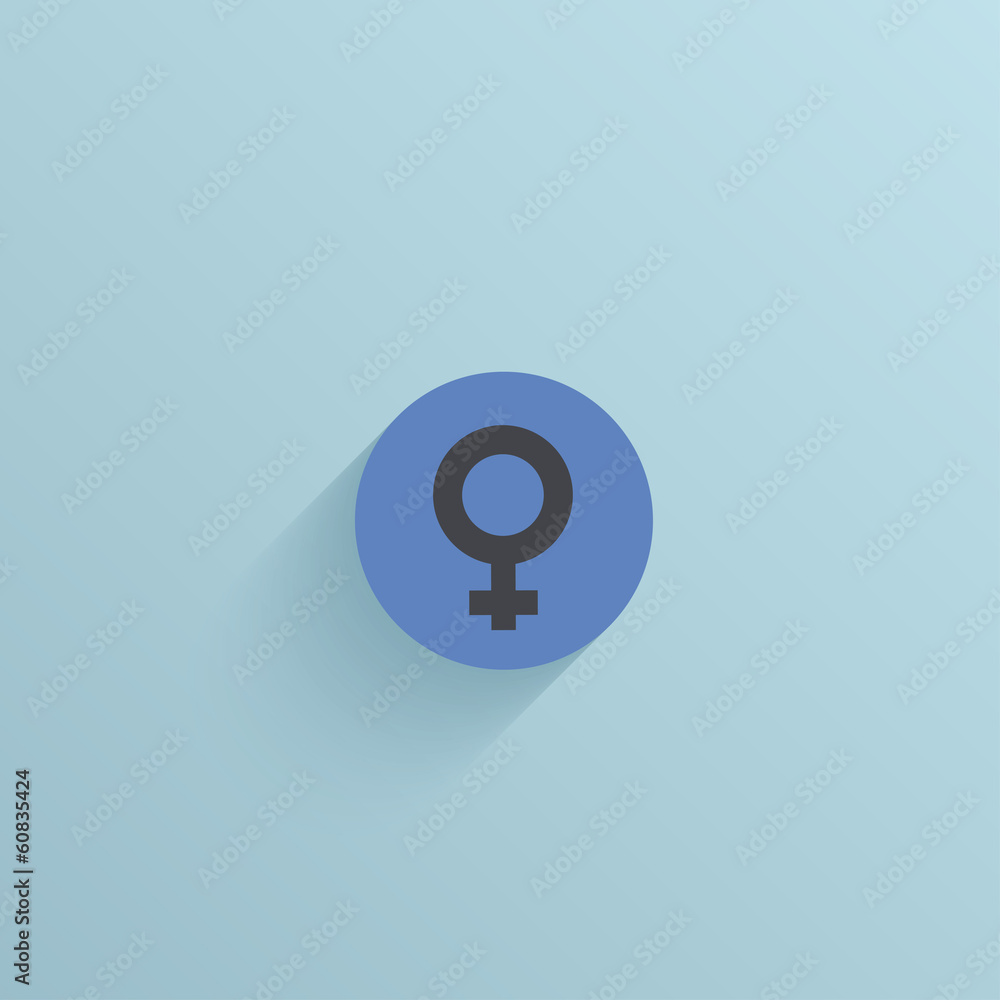 Vector flat circle icon on blue background. Eps10 Vector flat circle icon on blue background. Eps10