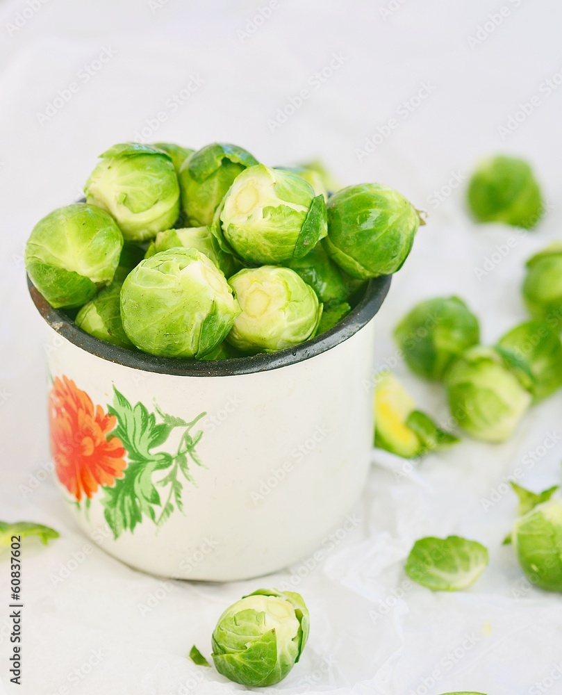 fresh and ripe brussels sprout fresh and ripe brussels sprout
