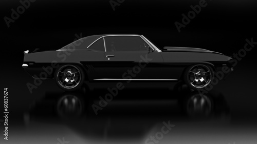 Vintage car black