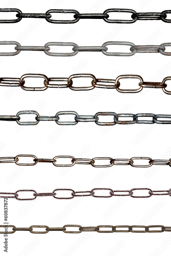 Kette aus Eisen Metall als Vorlage Stock-Foto | Adobe Stock