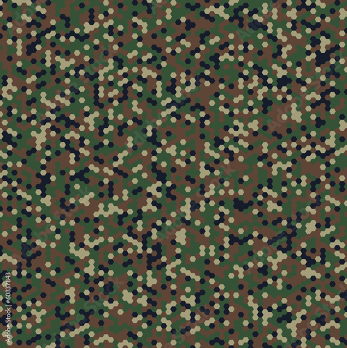 Camouflage background, consisting of hexagons, 4.