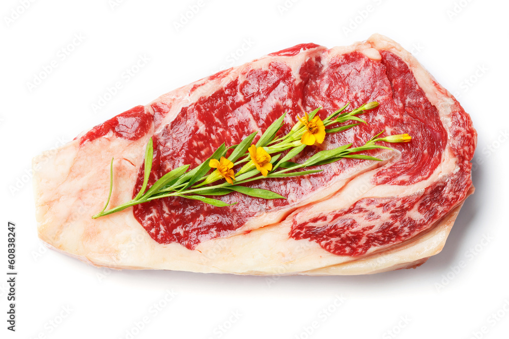 Obraz premium Beef rib eye steak