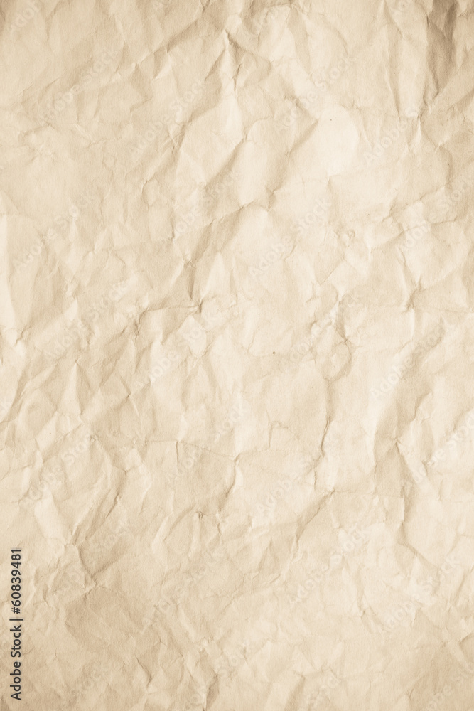 Old textured crumpled paper Old textured crumpled paper