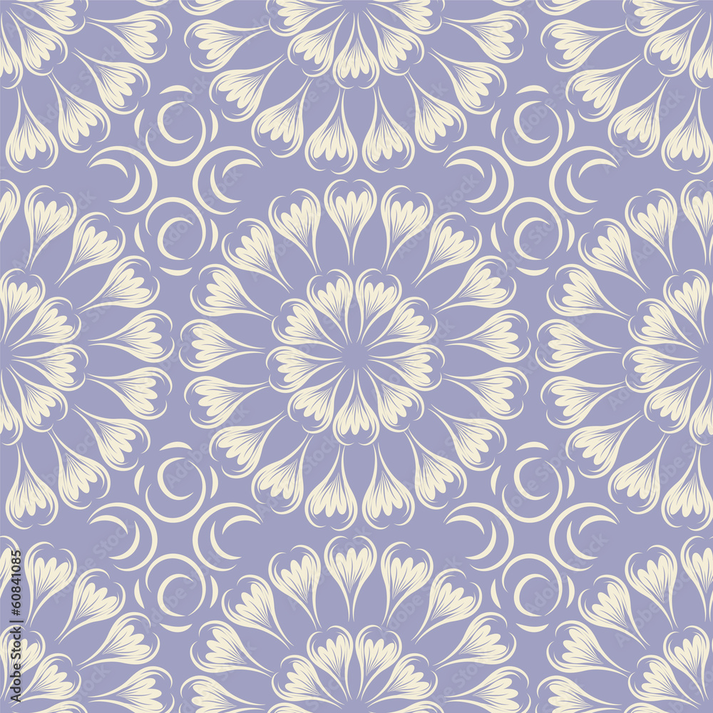 vector seamless abstract flower background