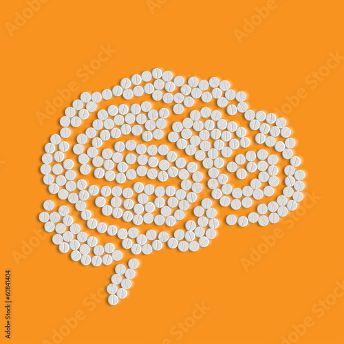 symbol of brain pills