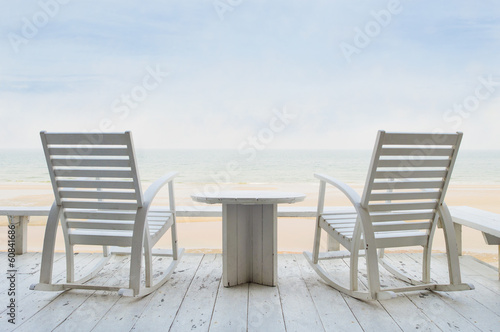 White rocking chairs © brostock