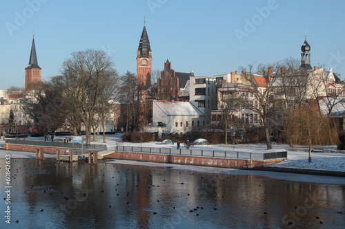 Winterlicher Blick auf die Köpenicker Altstadt