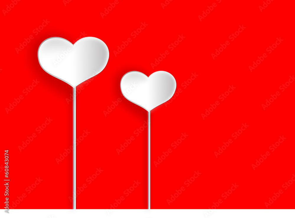 pretty two white hearts for valentines day pretty two white hearts for valentines day