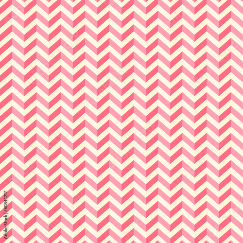 Retro Seamless Pink - White Background