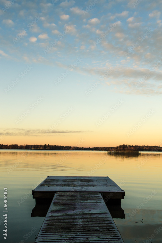 Fototapeta premium Down by the jetty