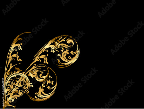 goldenes Ornament