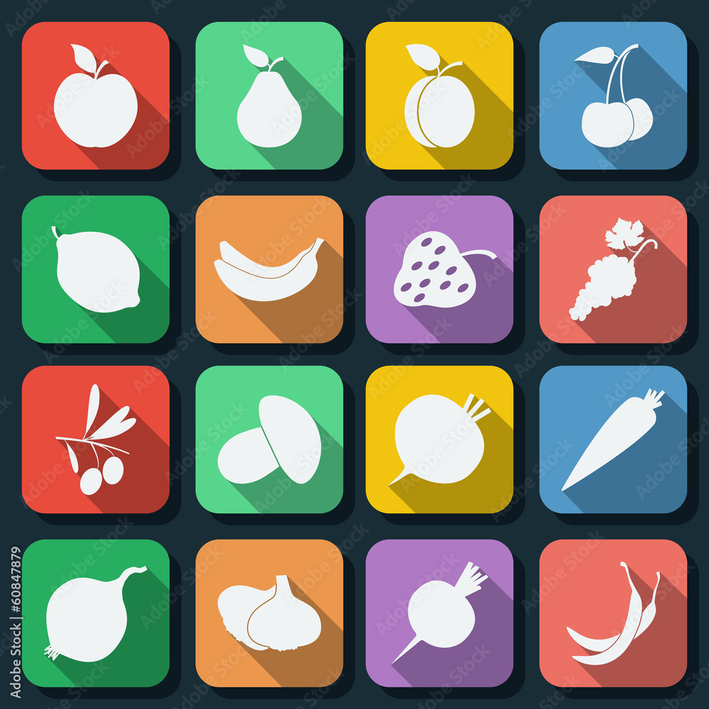 Flat web icons vector set 20 Flat web icons vector set 20
