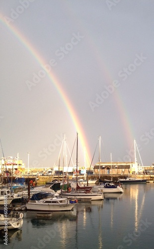 Rainbows over Ramsgate Harbour © N Paramor
