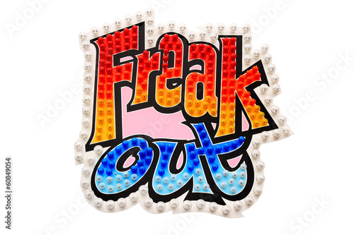 Tablou pe pânză Freak Out Sign