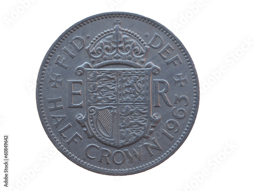 Half crown coin