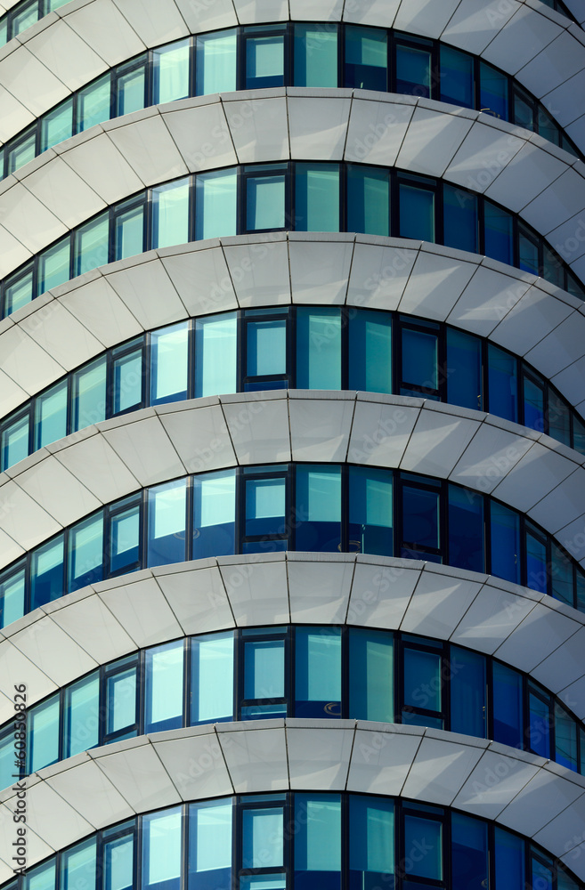 Detail of modern office building. Detail of modern office building.