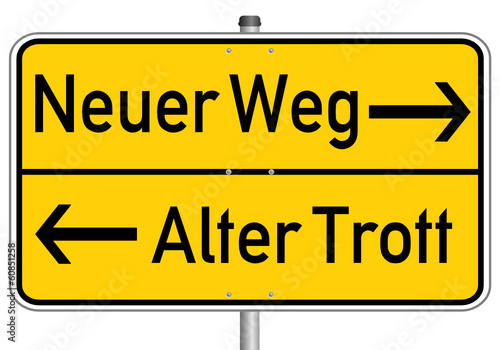 neuer weg alter trott  #140129-svg01