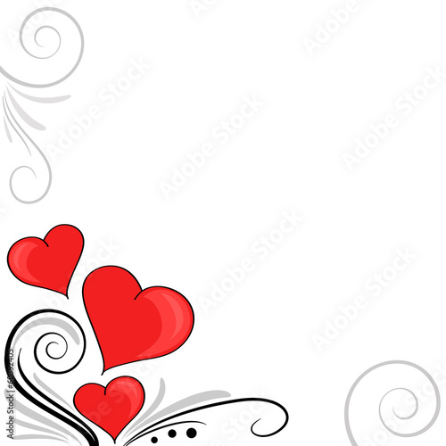 sfondo decorazione cuori