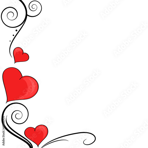 decorazione 3 cuori