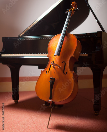 Fototapeta Piano and cello