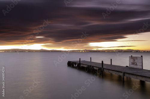 pier on a lake © lmartin.es