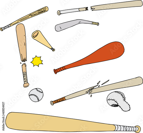 Broken Baseball Objects