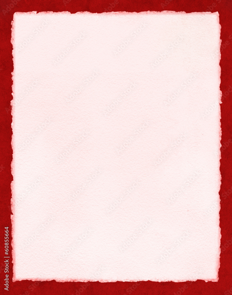 Obraz premium Pink Paper on Red