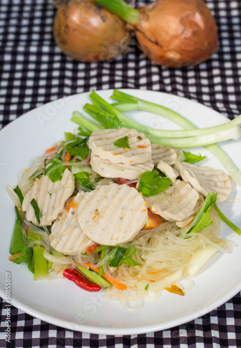 Noodle Pork Spicy Salad photo