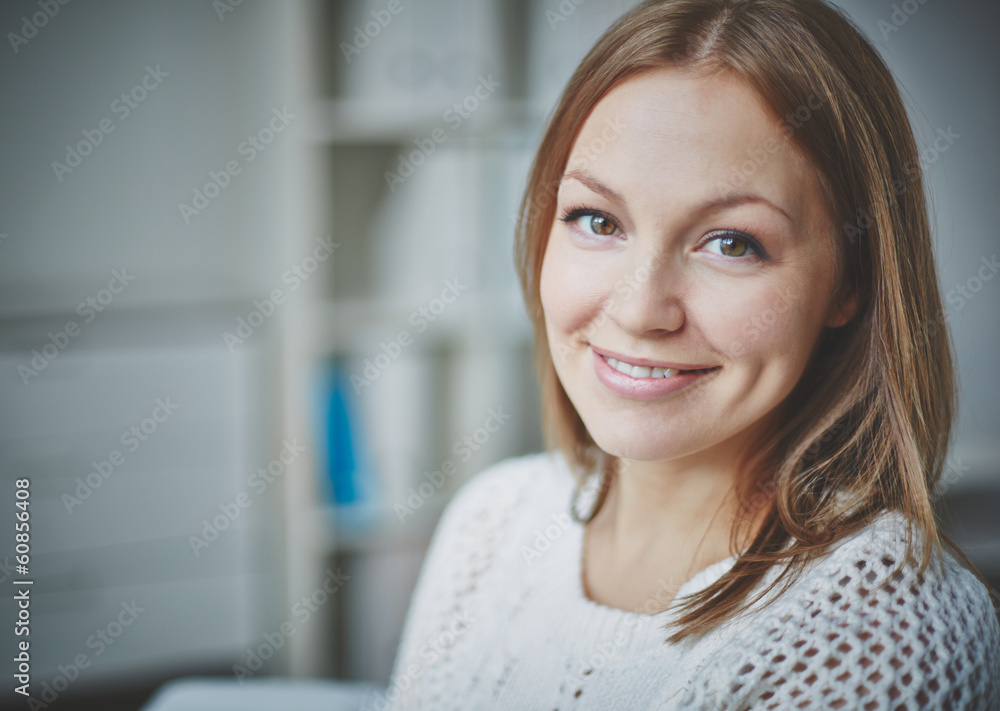 Smiling female Smiling female