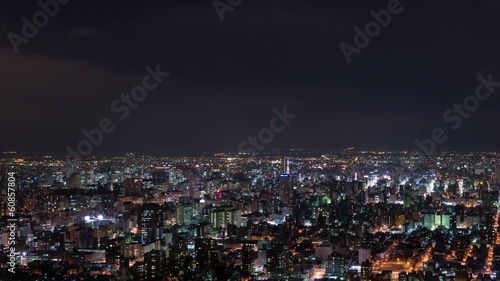 Wallpaper Mural 冬の札幌市の夜景（インターバル動画） Torontodigital.ca