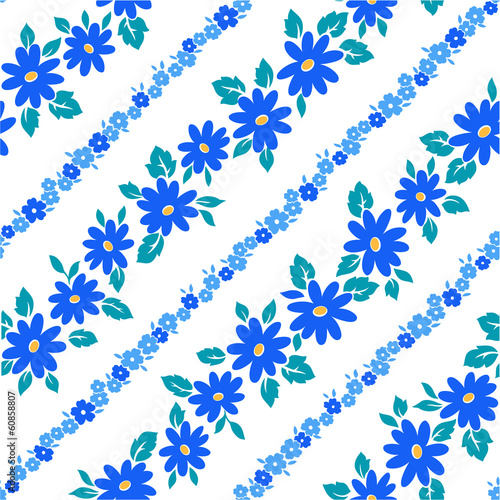 花柄をシームレス