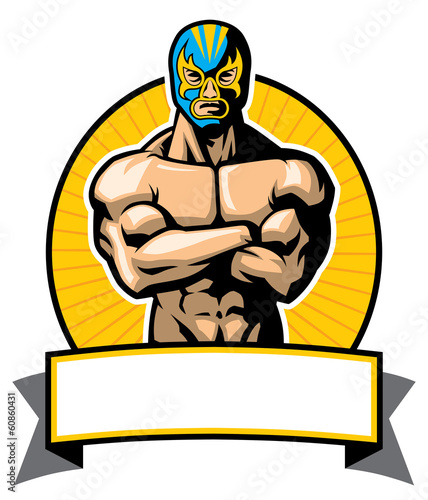 mexican wrestler pose