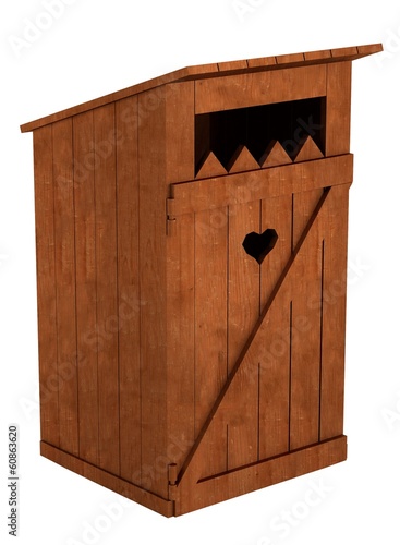 Billede på lærred realistic 3d render of latrine