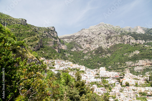 Homes Scattered Across Hills on the Amalfi Coast