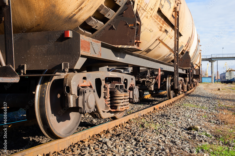 Fototapeta premium Cargo train