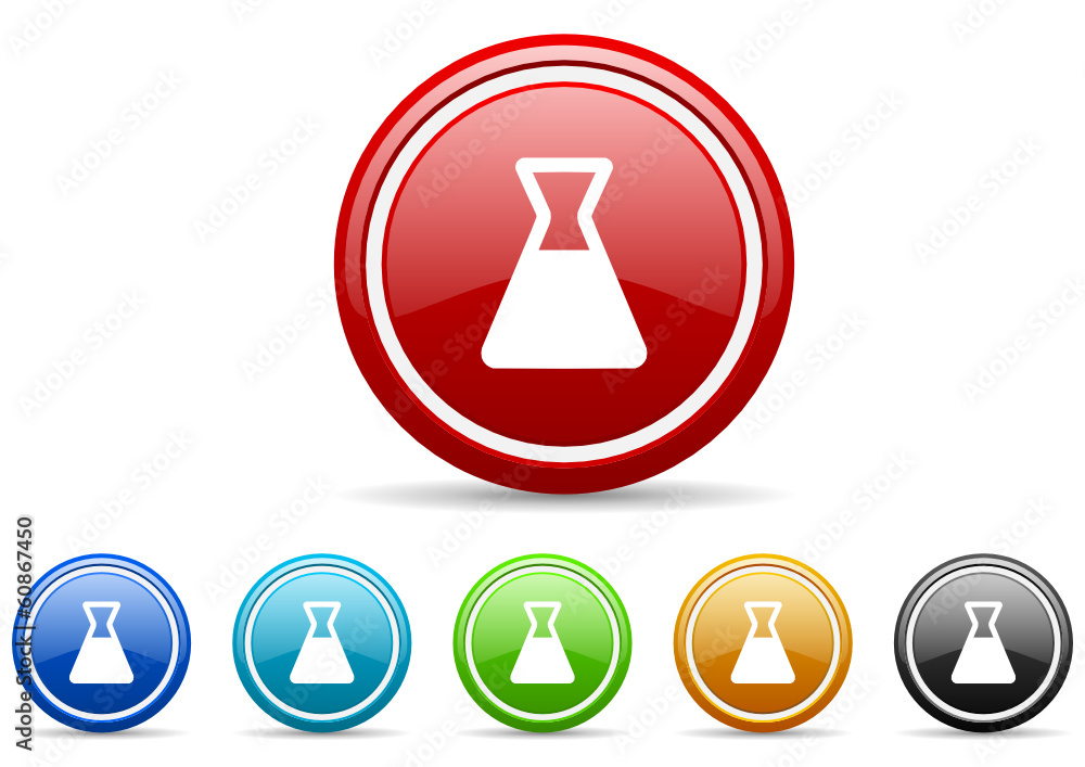 laboratory icon vector set laboratory icon vector set